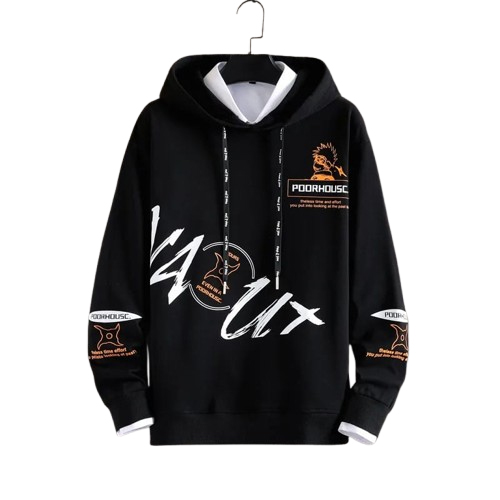 Mens  Premium  Quality Cotton Fabeic Hoodie For Men H-385