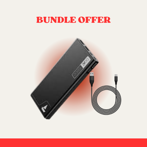 boAt EnergyShroom PB300 (10000mAh) with Riversong Alpha S (Type-C)-CT32