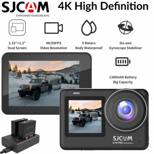 SJCAM SJ10 Pro 12MP 4K Wi-Fi Waterproof Action Camera
