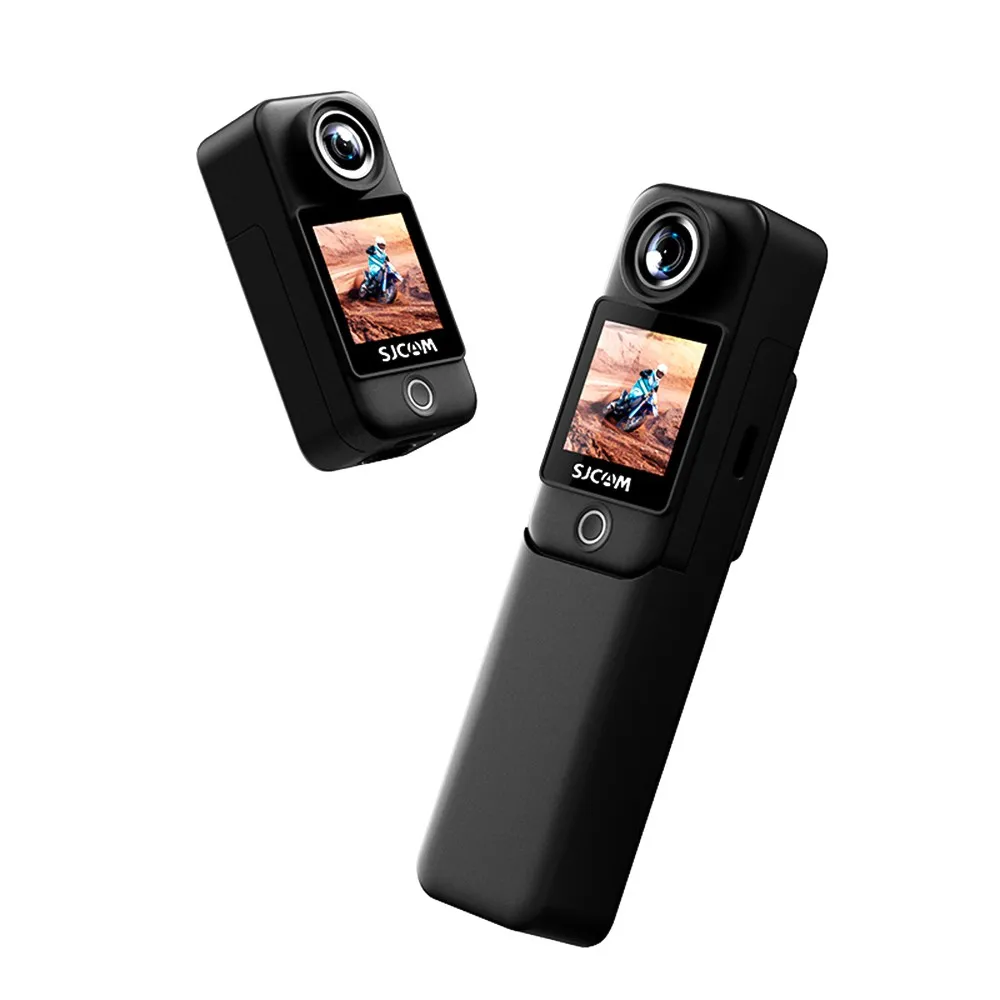 SJCAM C300 4K 30FPS Mini Action Camera 5G/2.4G WiFi Sports Camera Dual Touch Control Screen with an Extra 2800mAh Battery Module