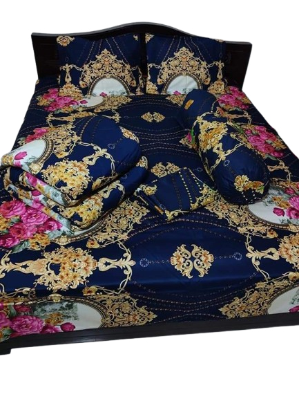 5 In 1 Combo Twill Cotton  Comforter Set.   CMT-58