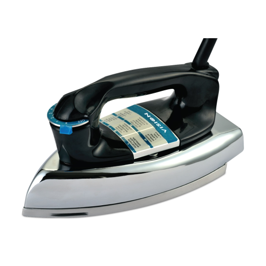 VISION Heavy Electric Iron 1000W with High Quality Body Material and Shock and Burn Proof