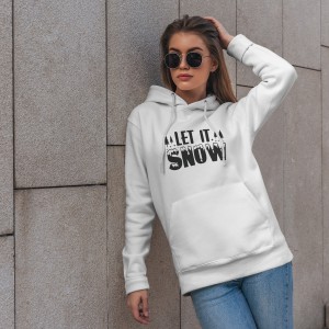 Premium Comfortable Printed Ladies Winter Hoodie