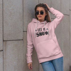 Premium Comfortable Printed Ladies Winter Hoodie