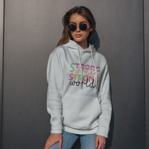 Premium Comfortable Printed Ladies Winter Hoodie