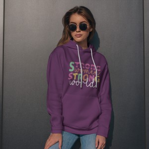 Premium Comfortable Printed Ladies Winter Hoodie