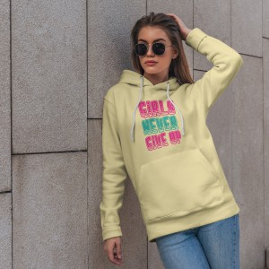 Premium Comfortable Printed Ladies Winter Hoodie