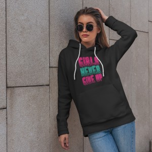 Premium Comfortable Printed Ladies Winter Hoodie
