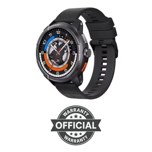 Haylou Solar Ultra 1.6" AMOLED Display & GPS With BT Calling Smart Watch - Black