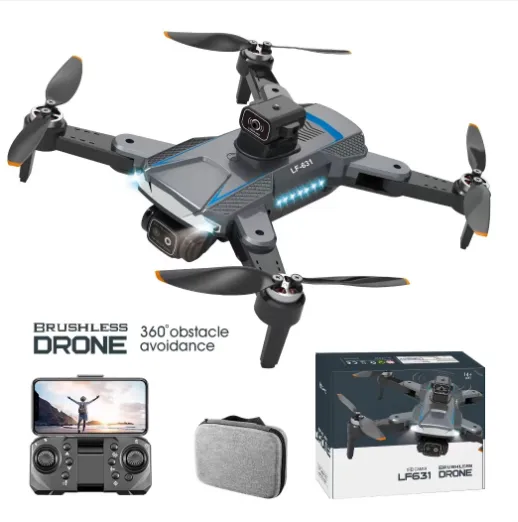 2024 Brushless Motor Drone 4K HD Professional ESC Dual Camera Optical 2.4G WIFi Obstacle Prevention Quadcopter