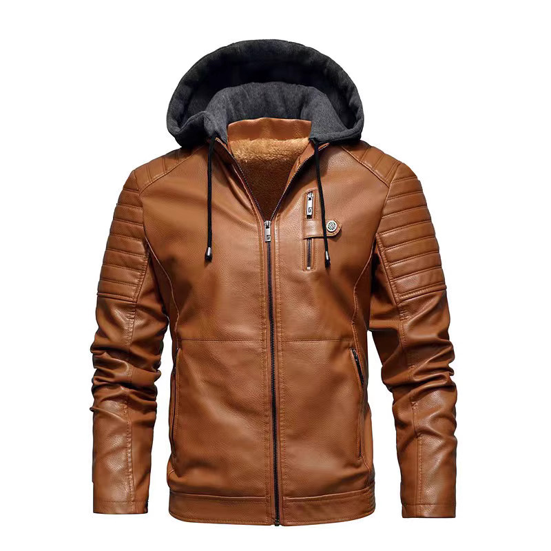 European and American Motorcycle Leather Jacket (Global)
