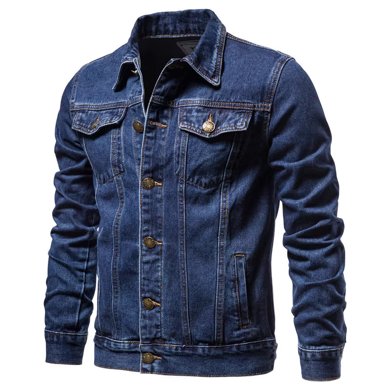 New Spring Autumn Winter Men's Denim Shirt (Global)