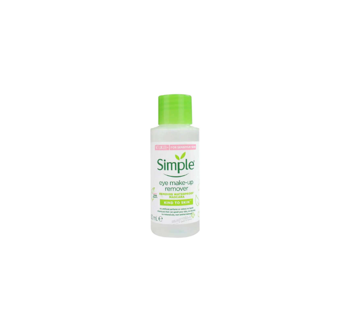 Simple Kind To Skin Eye Make Up Remover Pouch 50ml