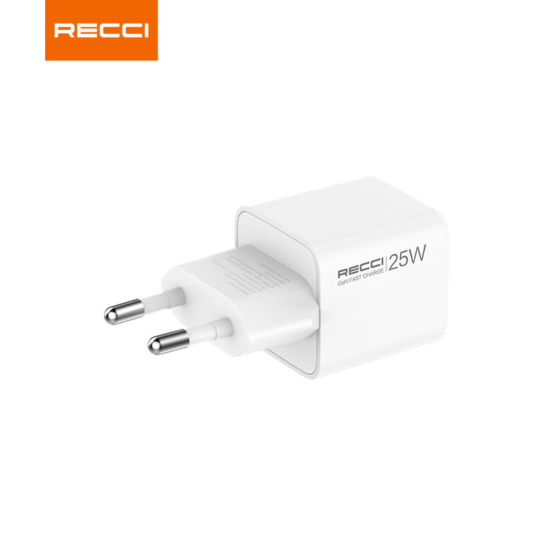 Recci RC106E 25W GaN Charger with Type-C to Type-C Cable