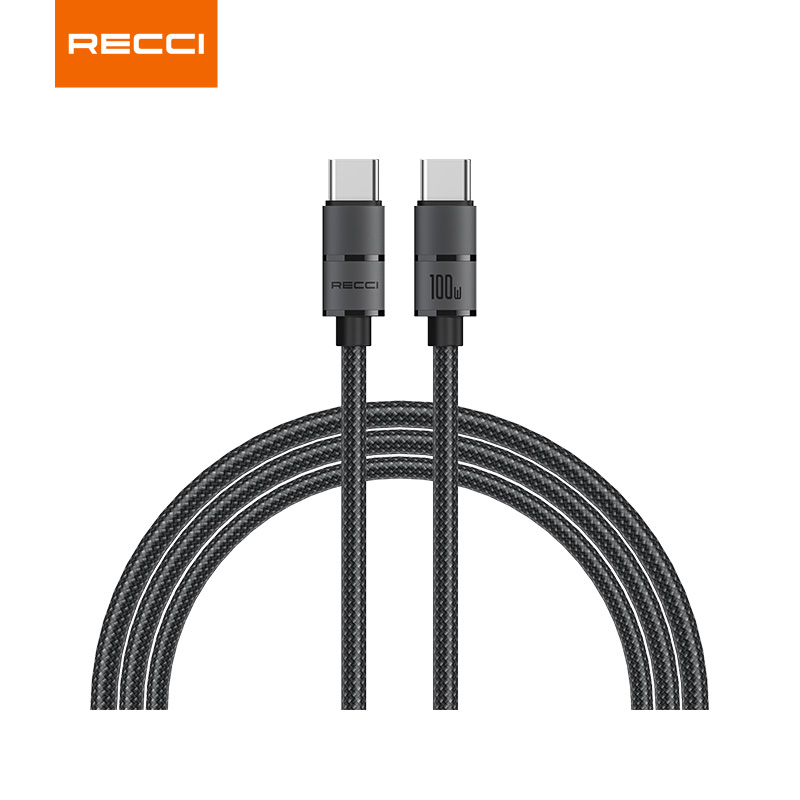 Recci RS08CC 120cm Type-C To Type-C Warrior Fast Charging Data Cable