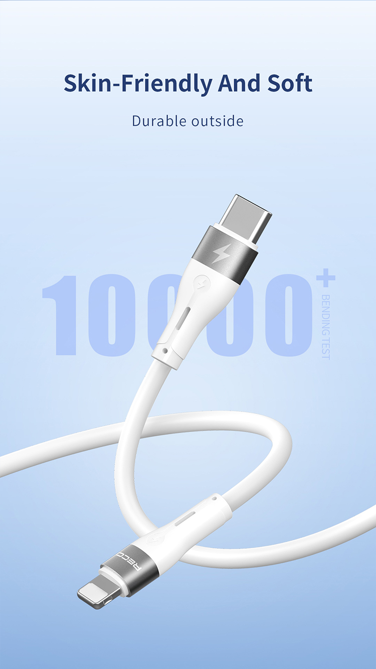 Recci RS11CC 100cm Type-C To Type C Swift Series Silicone Data Cable