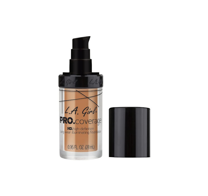 L.A. Girl Pro.Coverage Illuminating Foundation 28ml - GLM648 Soft Honey