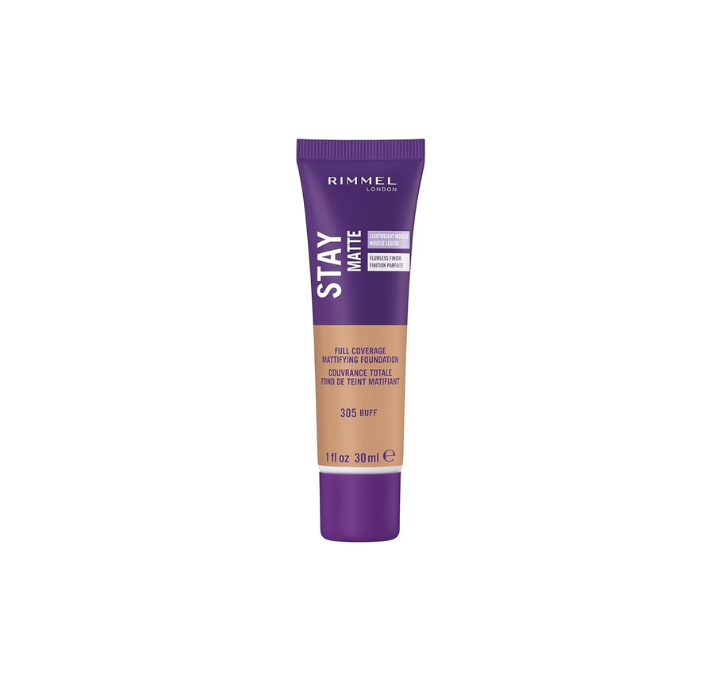 Rimmel London Lasting Matte Full Coverage Foundation 30ml - 305 Buff