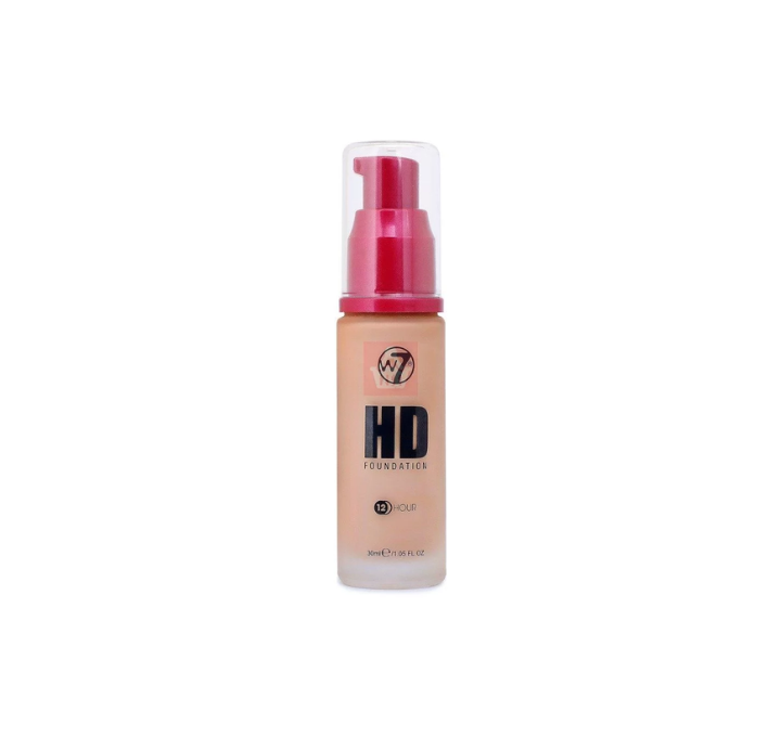W7 12 Hour HD Foundation 30ml - Tan