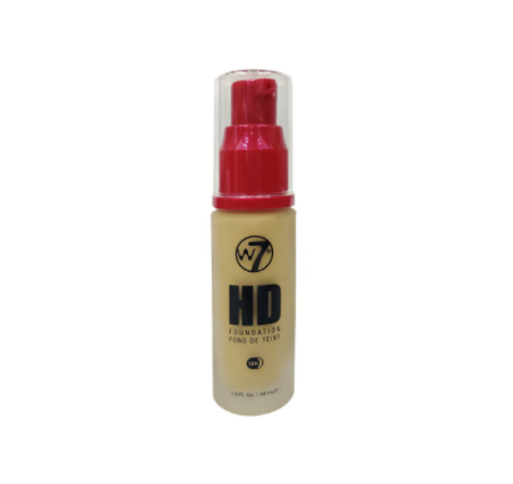 W7 12H HD Foundation 30ml - Honey