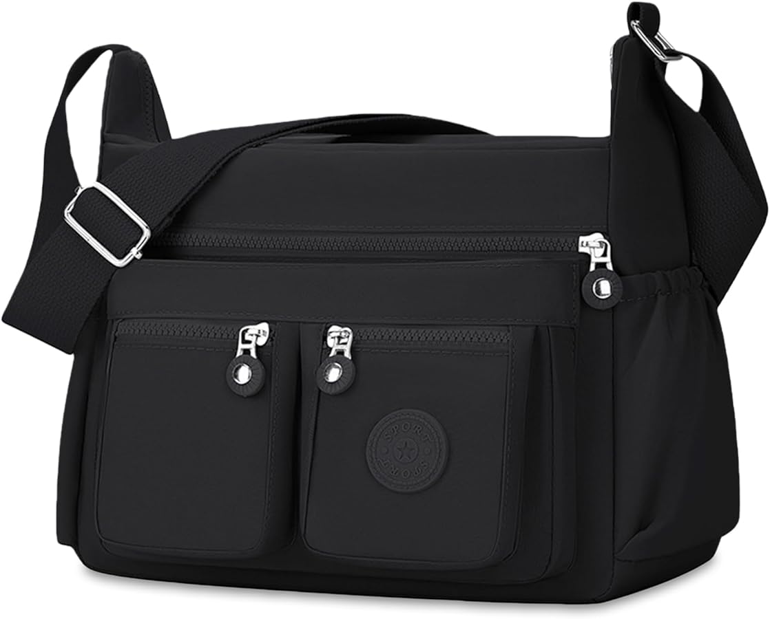 New Multi-Compartment Casual Lightweight Shoulder Crossbody Bag(Global)